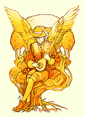 【四大天使】ウリエル - Uriel, The Fire of God by Mori＠管理人